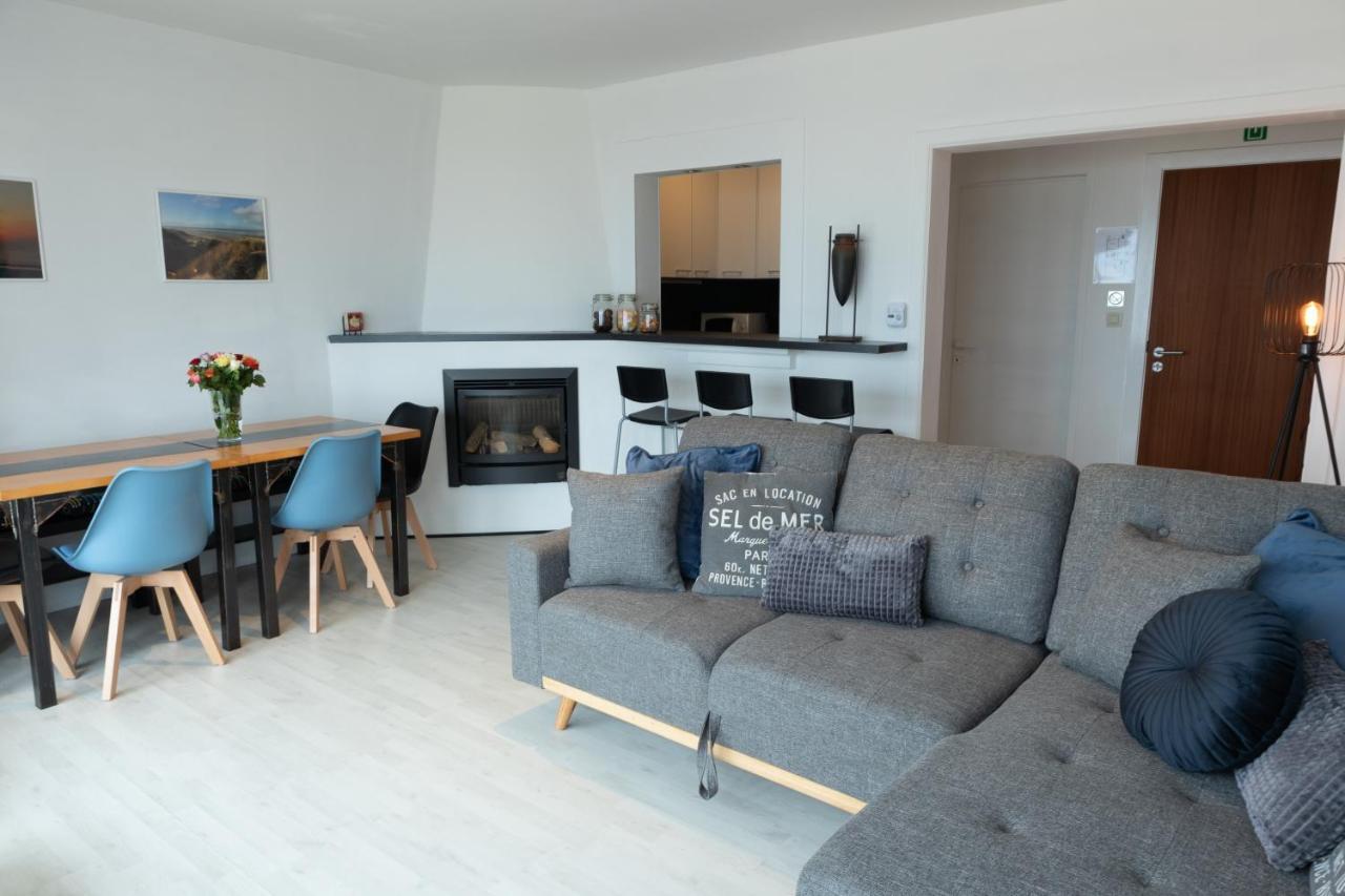 Modern Appartement Met Uniek Zeezicht Koksijde Dış mekan fotoğraf