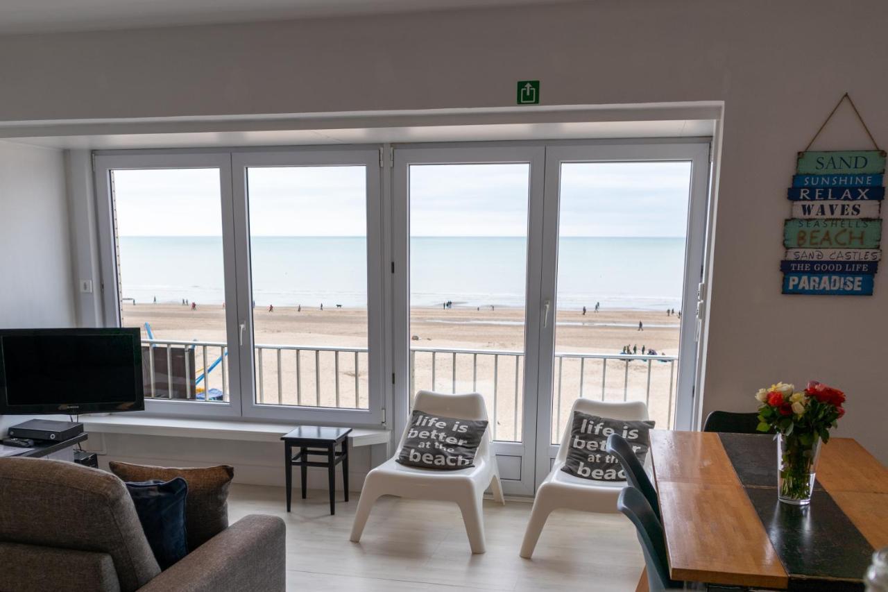 Modern Appartement Met Uniek Zeezicht Koksijde Dış mekan fotoğraf