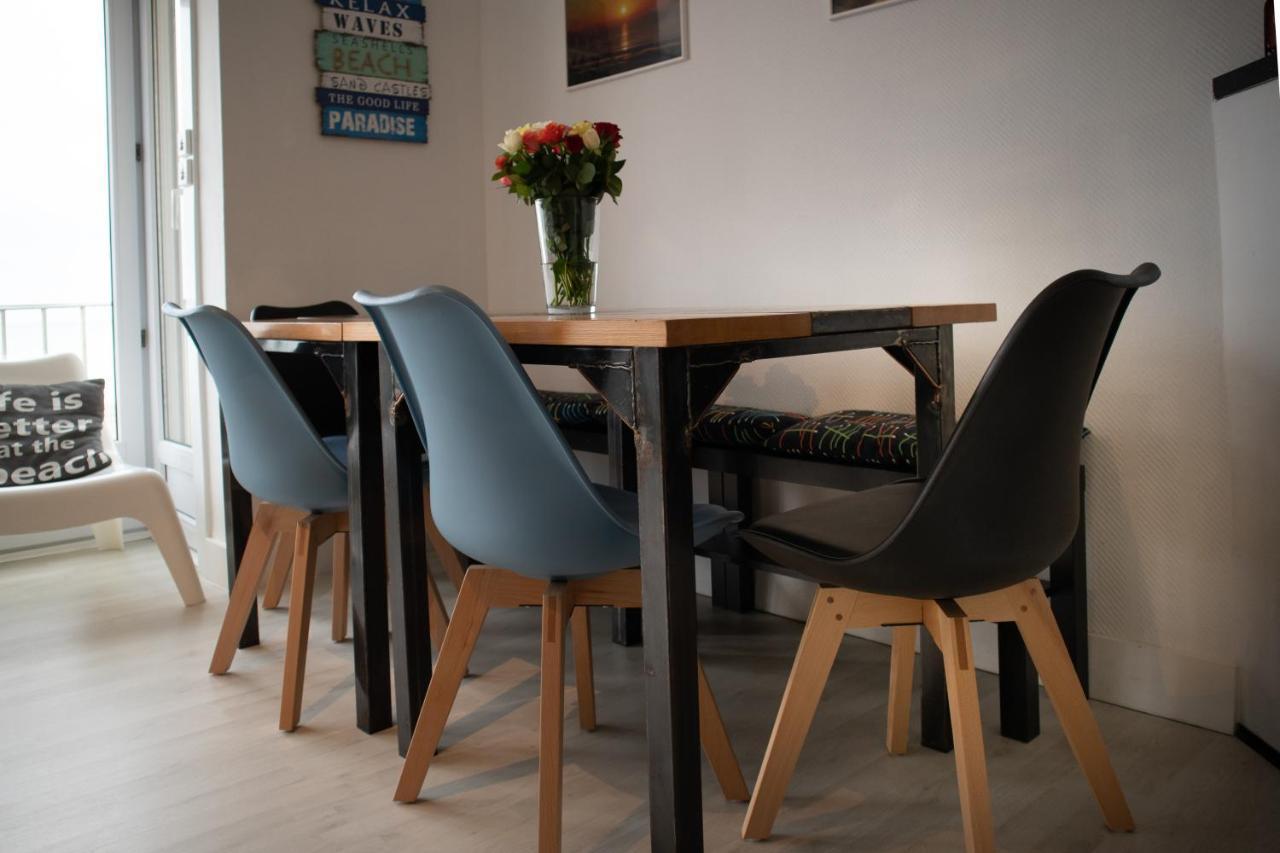 Modern Appartement Met Uniek Zeezicht Koksijde Dış mekan fotoğraf