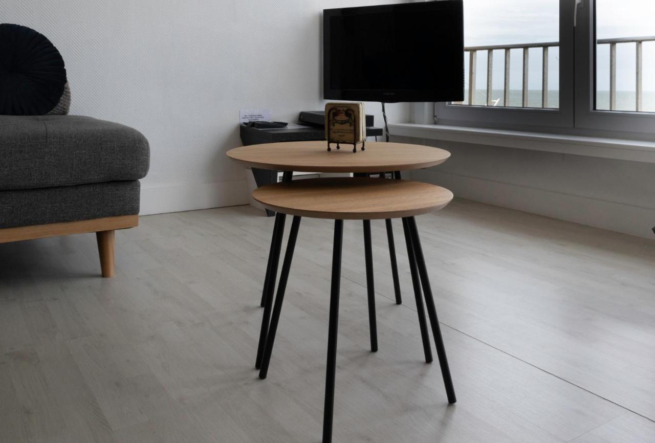 Modern Appartement Met Uniek Zeezicht Koksijde Dış mekan fotoğraf