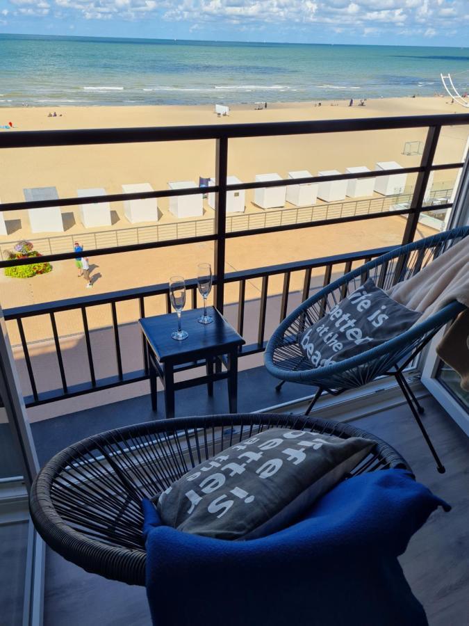 Modern Appartement Met Uniek Zeezicht Koksijde Dış mekan fotoğraf
